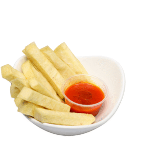 Zee Bites Fried Yam with Sauce